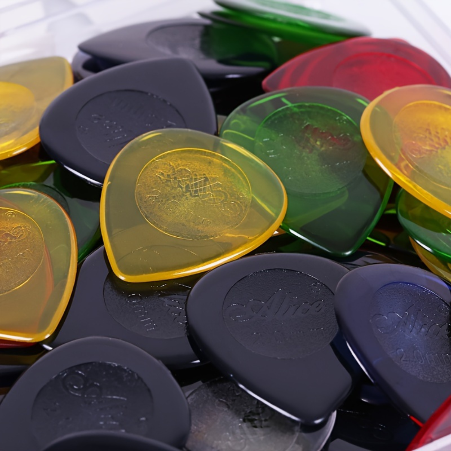 Electric Guitar Pick Pack - 15pcs color guitar pick 1mm/2mm/3mm-three thickness