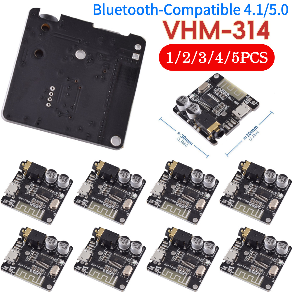 Audio Music Mp3 Free - 1-5PCS 3.7-5V VHM-314 Bluetooth Audio Receiver