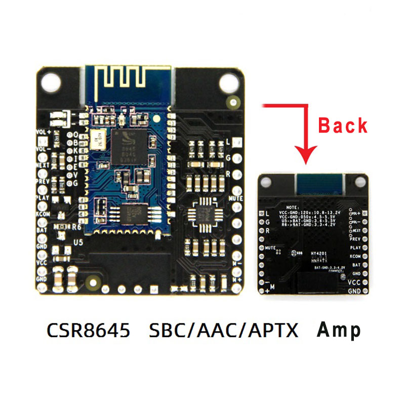 DC 12V/5V CSR8645 APT-X Lossle - Audio X Music recension och pris