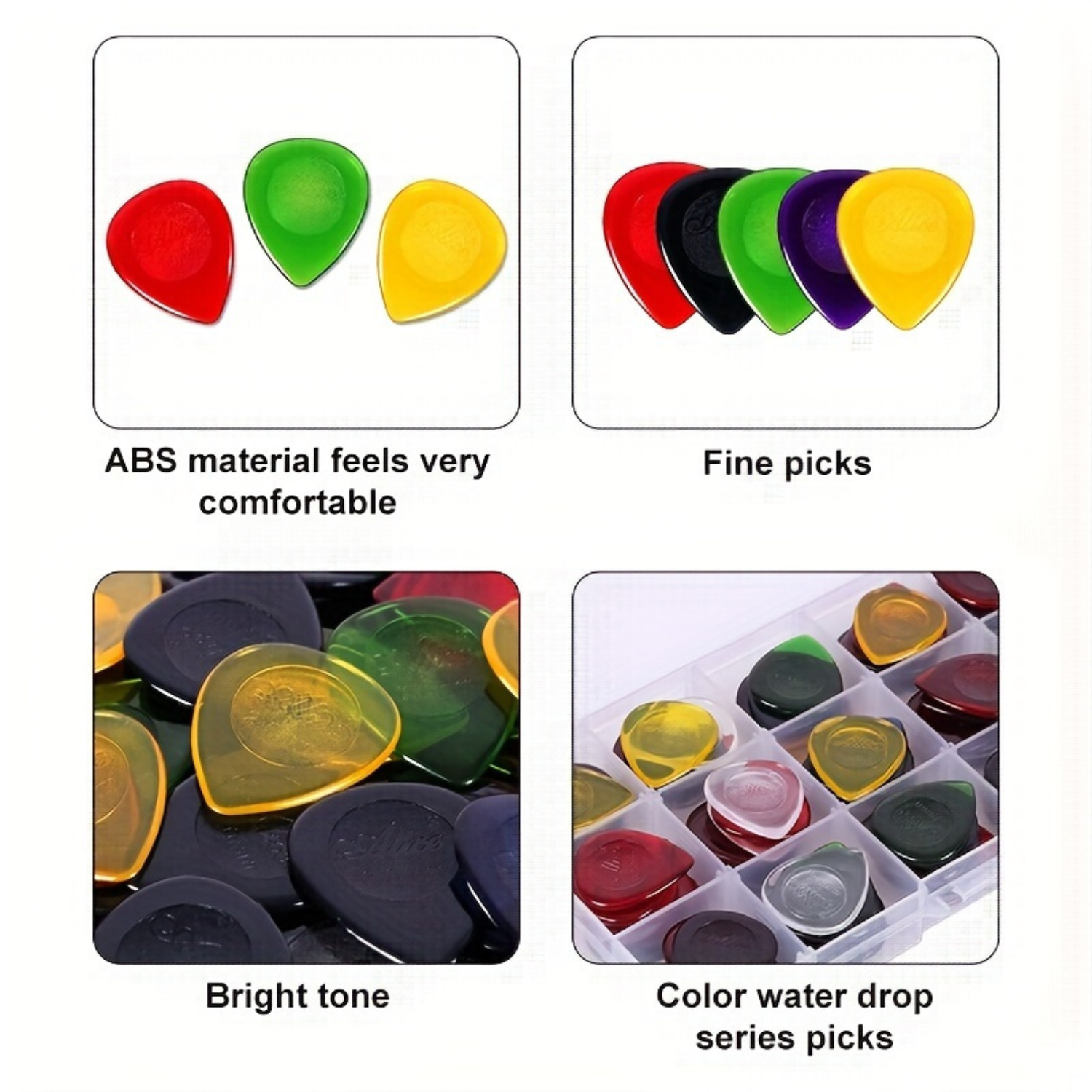 15pcs color guitar pick 1mm/2m - Electric Guitar Pick Pack recension och pris