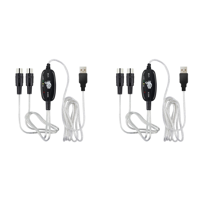B50B-2X USB To MIDI 5Pin Cable - Audio Music Edit recension och pris
