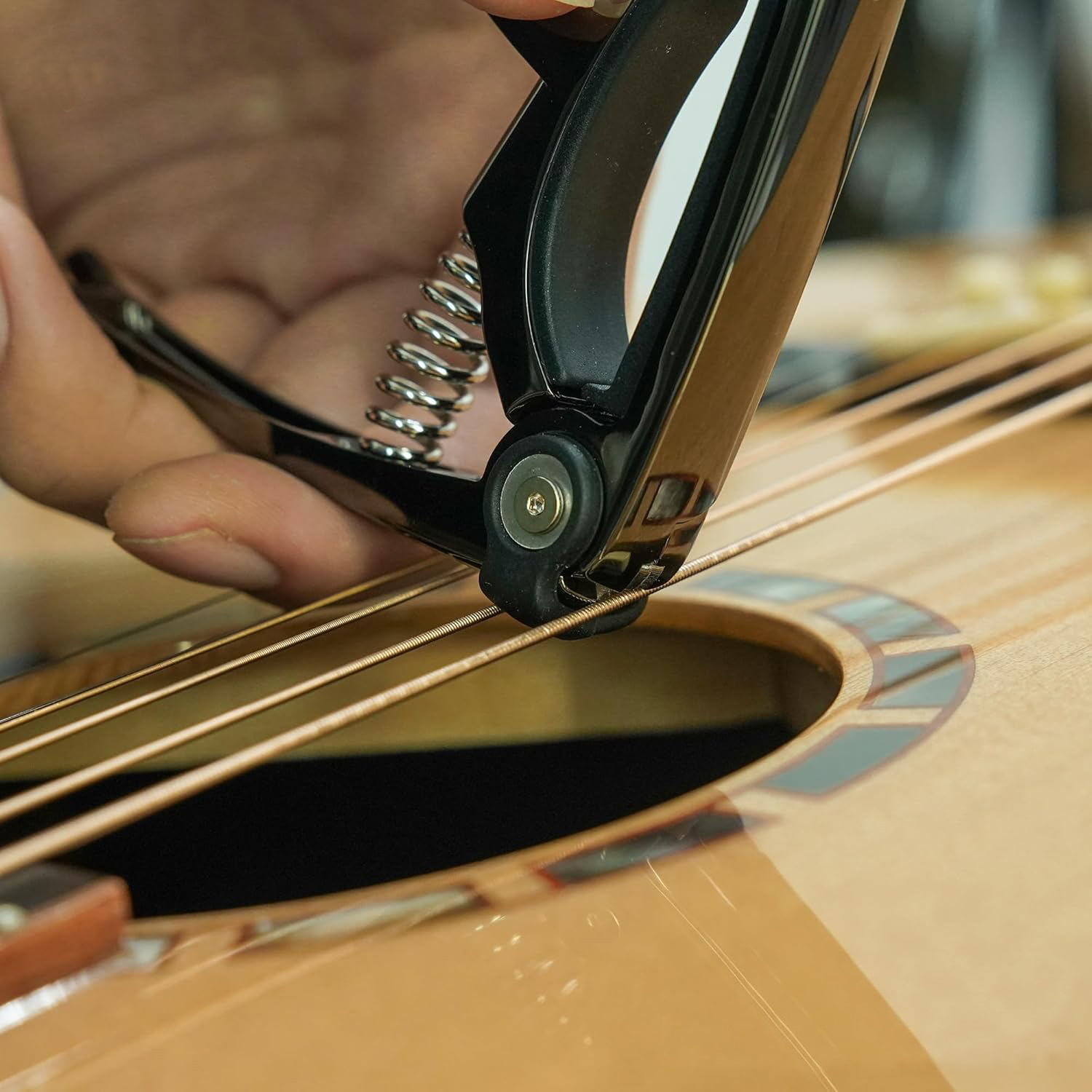 4-in-1 Guitar Capo for 6 Strin - Electric Guitar Pick Pack recension och pris