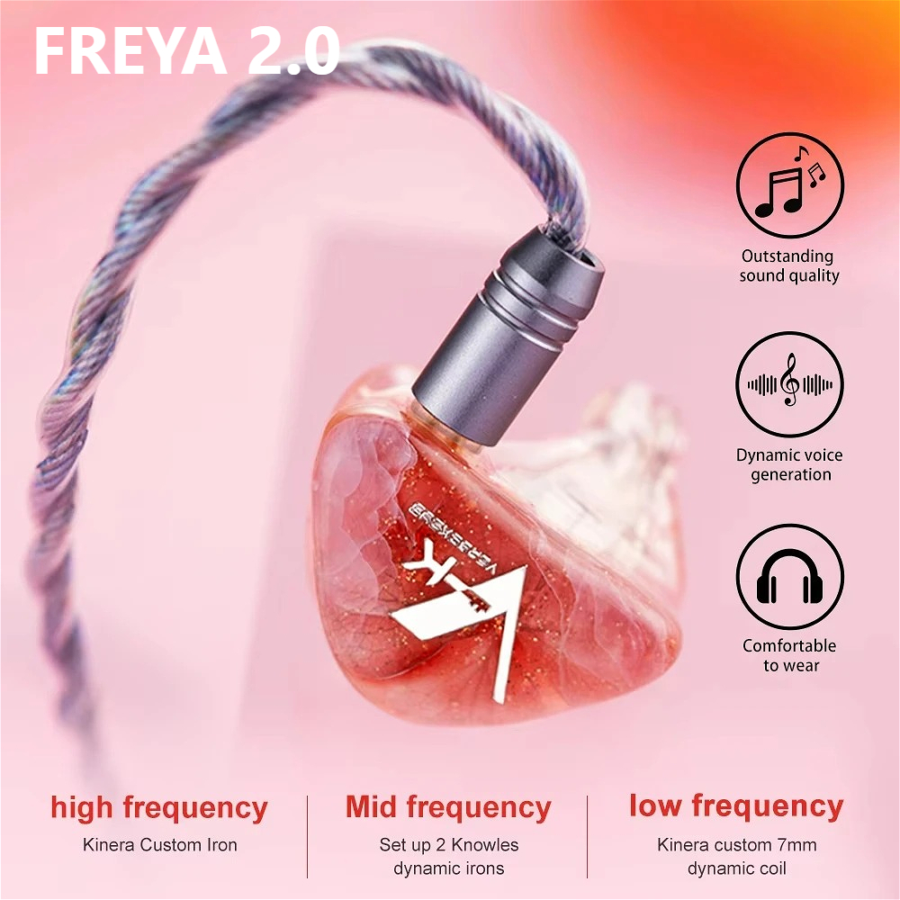 Kinera Freya 2.0 1DD+3 Knowles - Audio Music Technology recension och pris