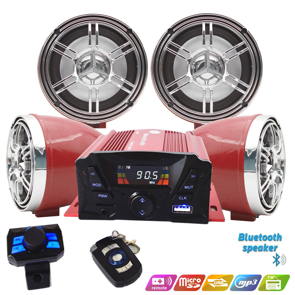 12V 4 Channel UTV ATV Golf Car - Audio Music Mp3 Free recension och pris