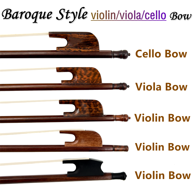 Top quality Baroque Style blac - Violin Rosin Bow recension och pris