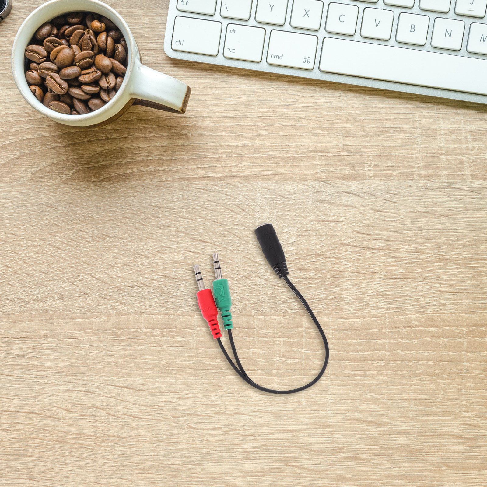 Audio Splitter Cable 3.5mm Dua - Audio Music Technology recension och pris
