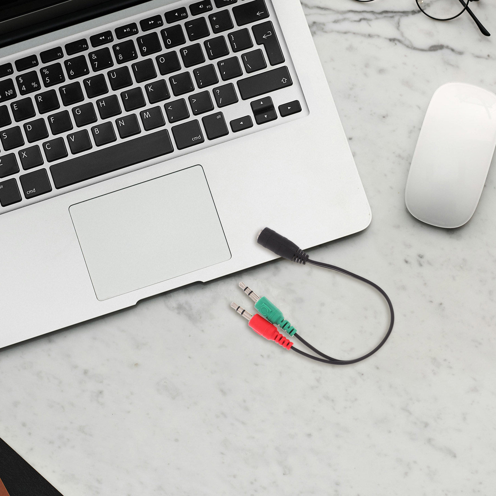 Audio Splitter Cable 3.5mm Dua - Audio Music Technology recension och pris