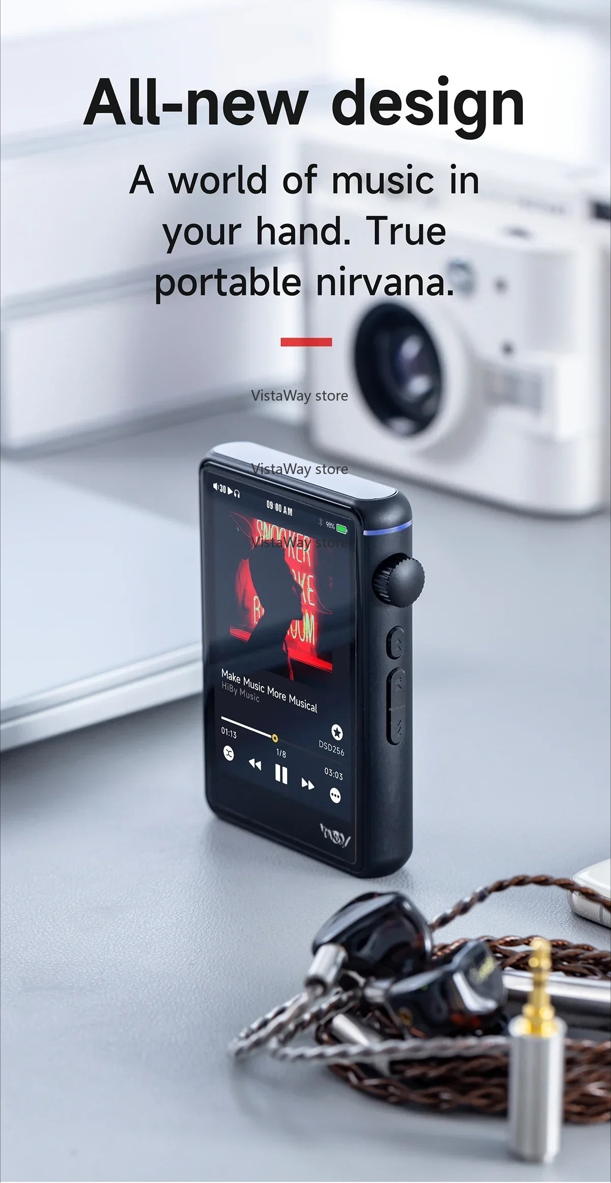 Bluetooth WiFi Music Player MP - Audio Music Web recension och pris