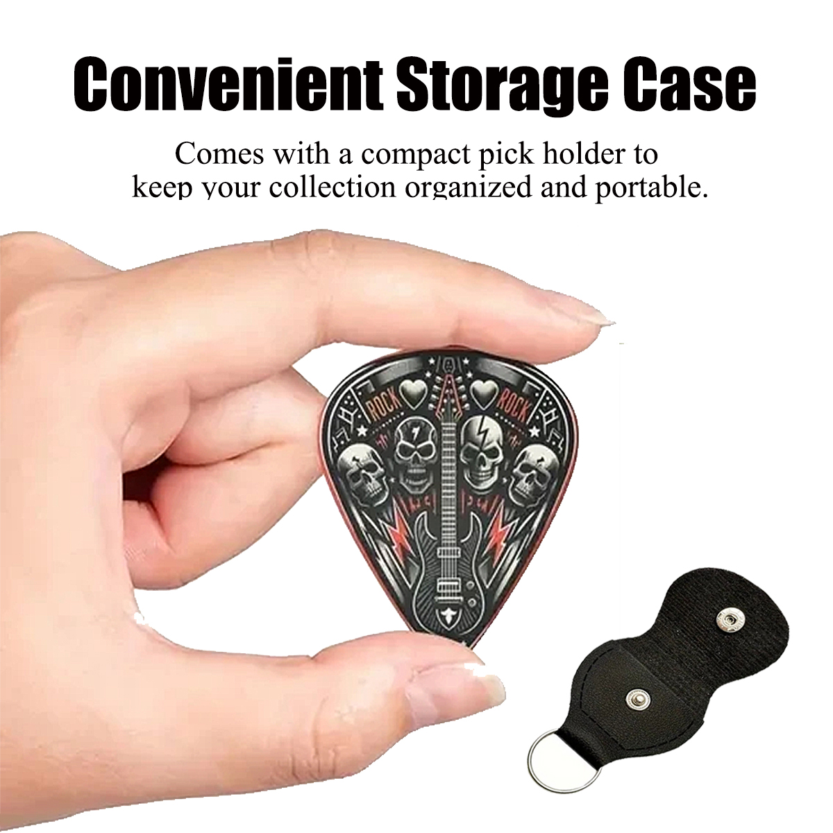 6 PCS ABS Guitar Picks Set wit - Electric Guitar Pick Pack recension och pris