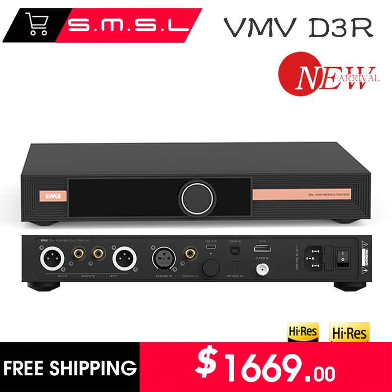 SMSL VMV D3R Flagship Edition  - Audio Music Edit recension och pris