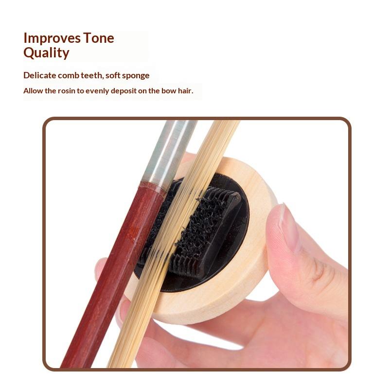 [LA]1Pc Violin Bow Comb Rosin  - Violin Rosin Bow recension och pris