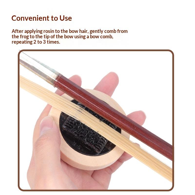 [LA]1Pc Violin Bow Comb Rosin  - Violin Rosin Bow recension och pris
