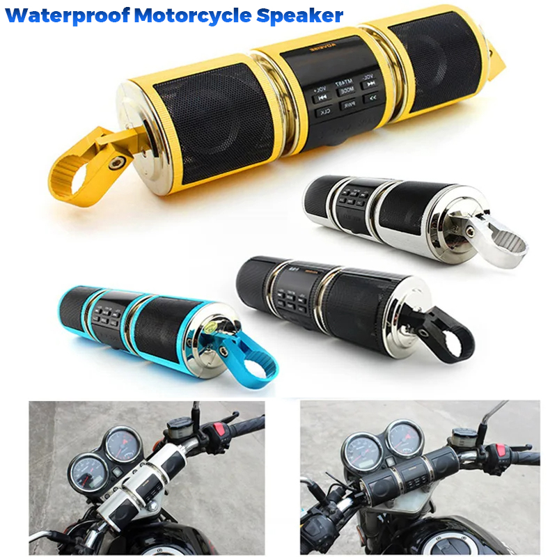 Motorcycle Audio FM Radio AUX  - Audio Music Mp3 Free recension och pris