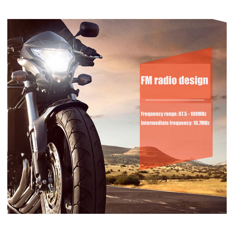 Motorcycle Audio FM Radio AUX  - Audio Music Mp3 Free recension och pris