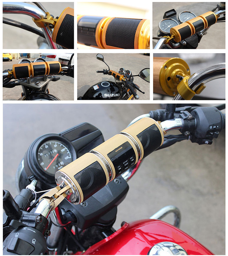 Motorcycle Audio FM Radio AUX  - Audio Music Mp3 Free recension och pris