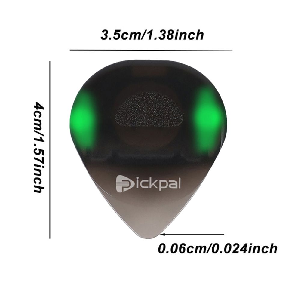Miwayer Heart Shaped LED Guita - Electric Guitar Pick Pack recension och pris