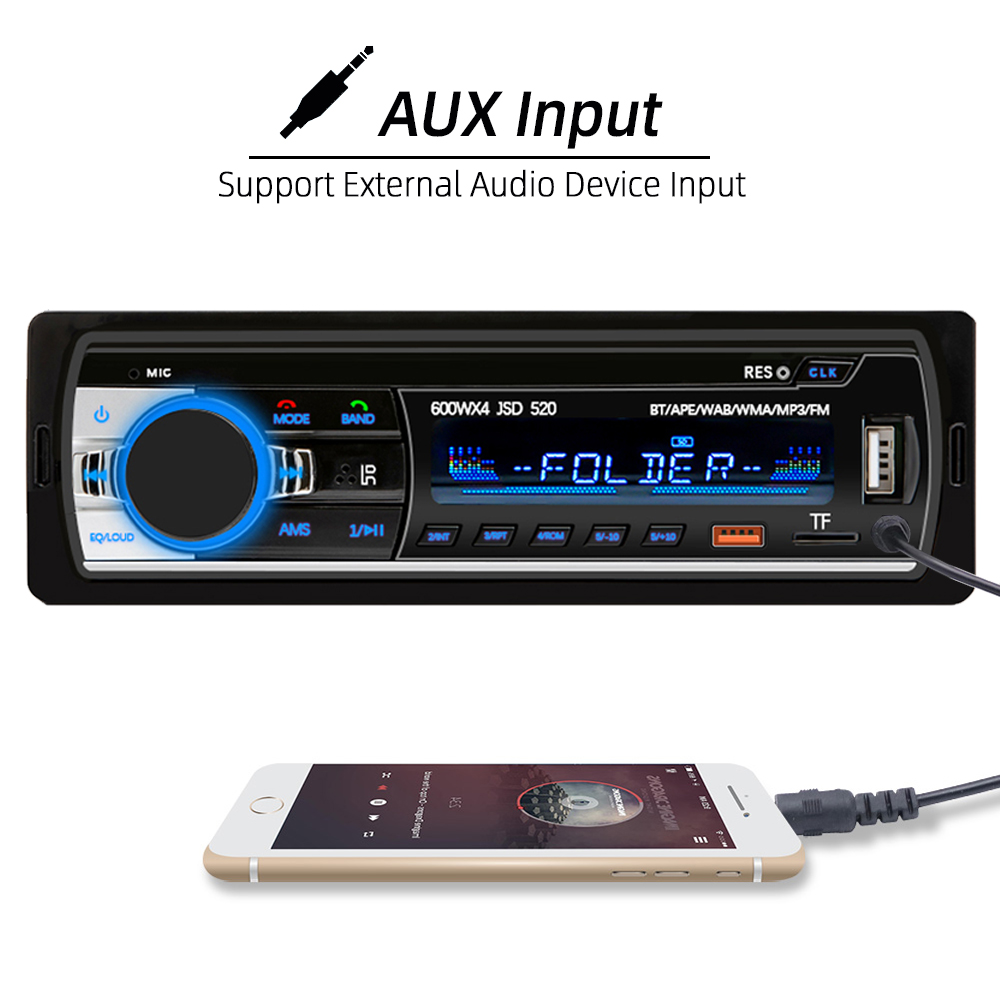 HIPPBQCC Car Radio 1din MP3 Pl - Audio X Music recension och pris