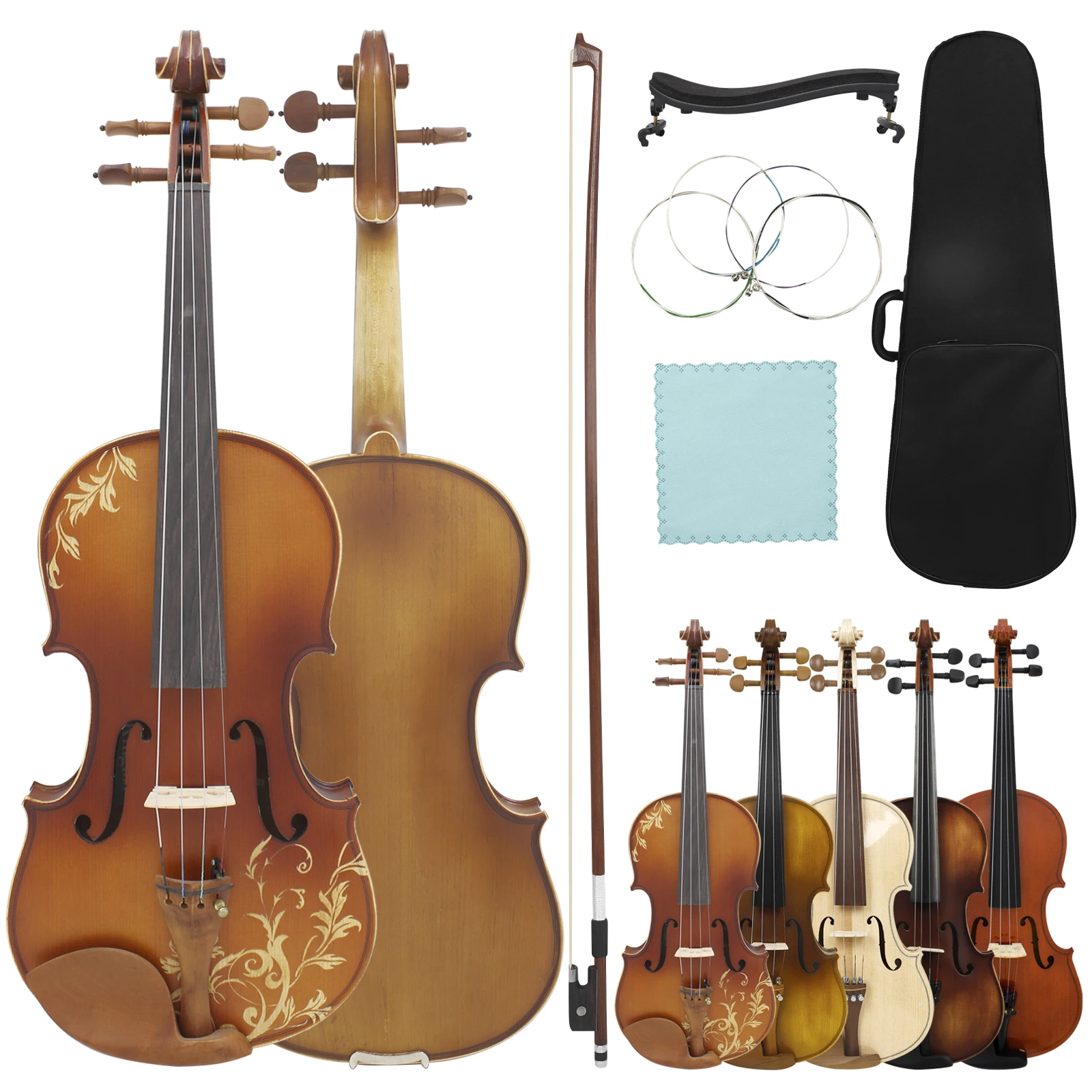 Astonvilla Violin 4/4 Acoustic - Violin Rosin Bow recension och pris