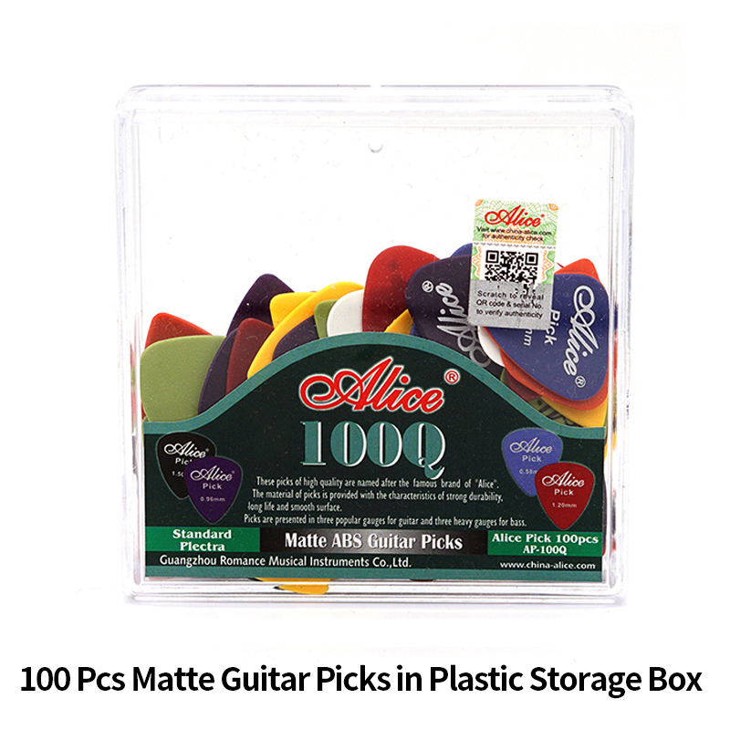 Alice Guitar Picks 100pcs Matt - Electric Guitar Pick Pack recension och pris