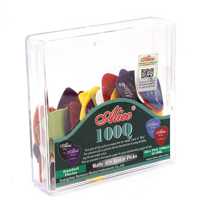 Alice Guitar Picks 100pcs Matt - Electric Guitar Pick Pack recension och pris