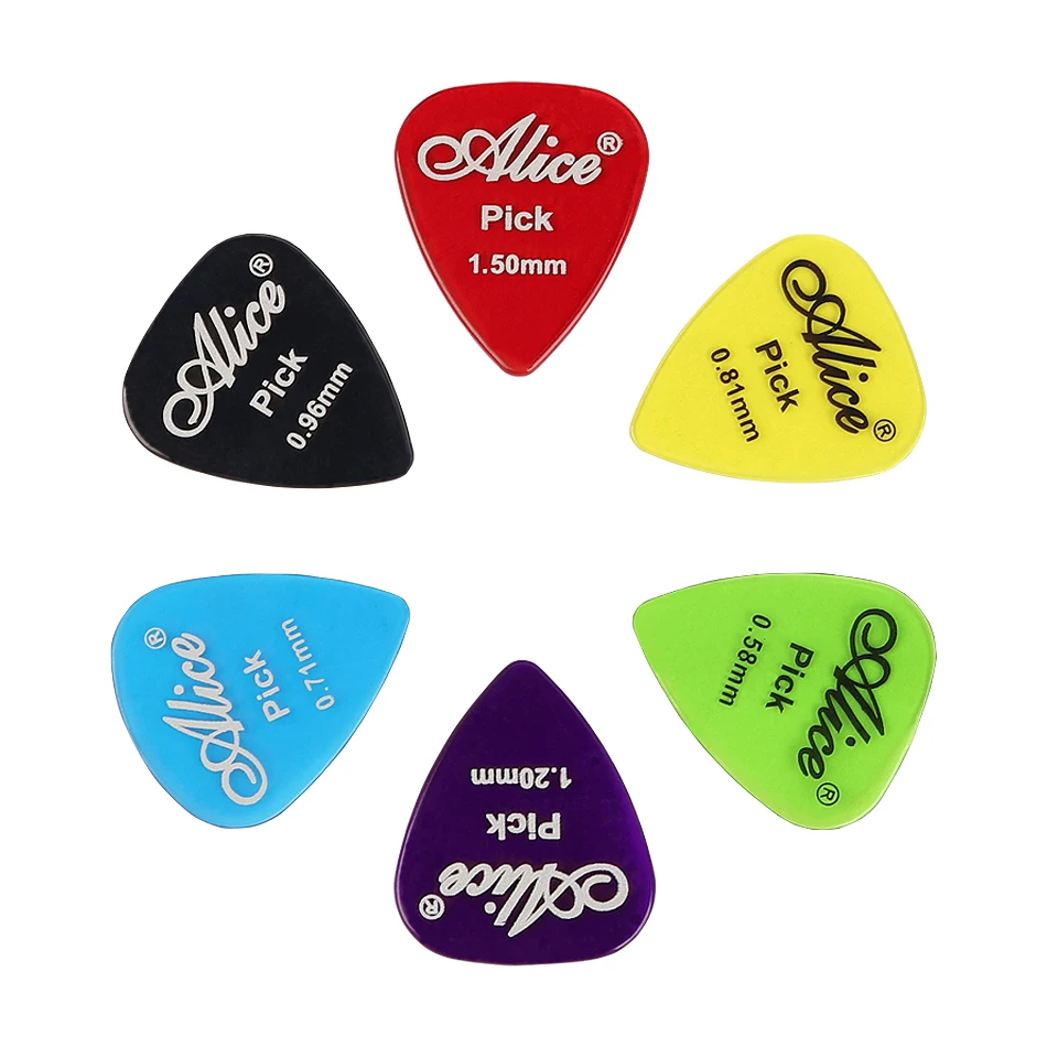 Alice AP-100H 100Pcs/Set Clear - Electric Guitar Pick Pack recension och pris