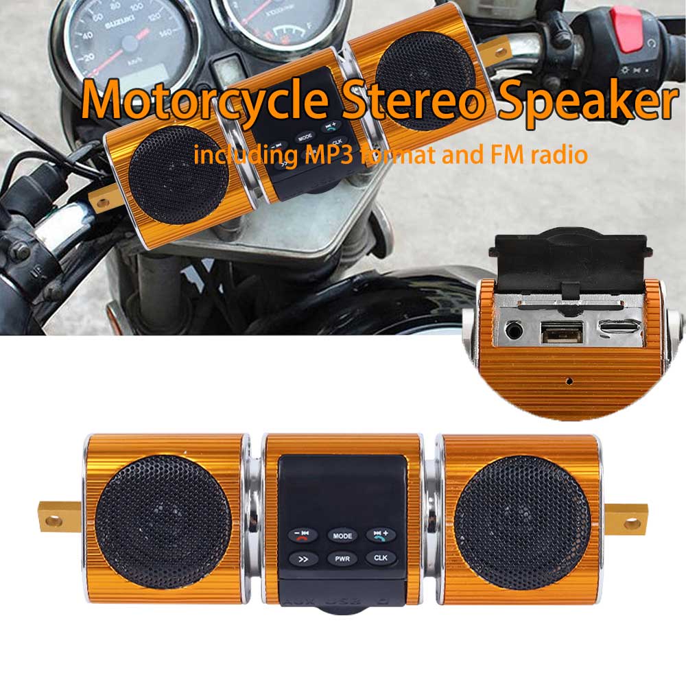 Motorcycle Audio FM Radio, USB - Audio Music Mp3 Free recension och pris
