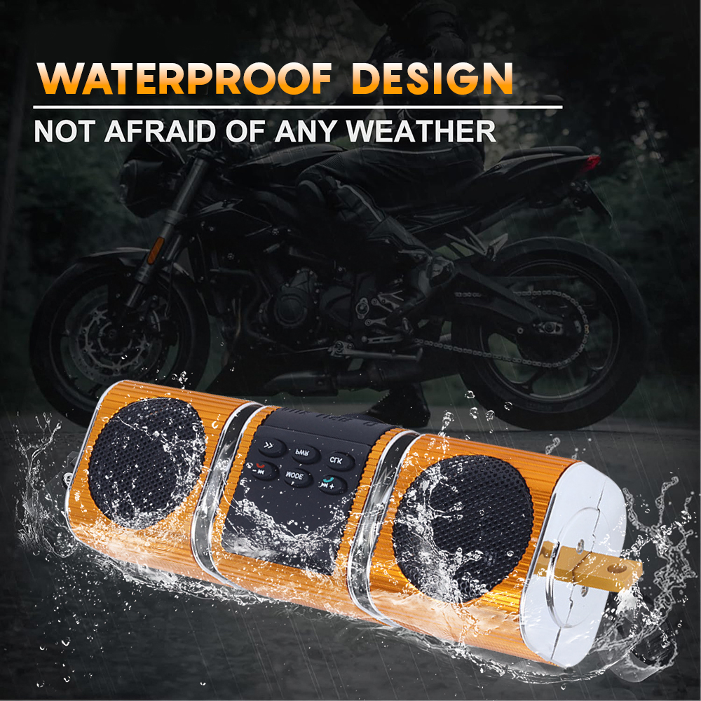 Motorcycle Audio FM Radio, USB - Audio Music Mp3 Free recension och pris
